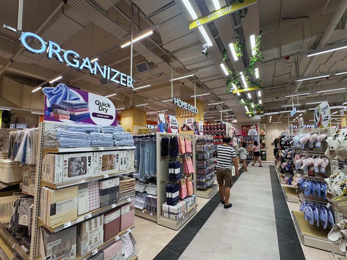 Organiser aisle